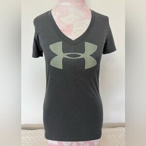 Under Armour Gray V-Neck Top